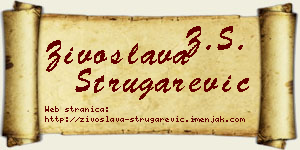Živoslava Strugarević vizit kartica